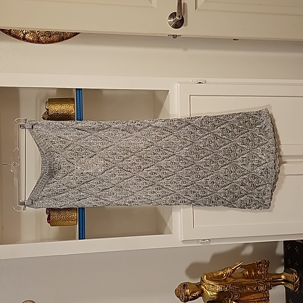 Zara Gray Midi Skirt